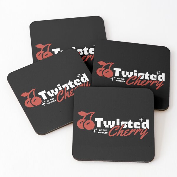 Item preview, TWISTED CHERRY  - Basic Logo Left Chest Print (Red/White)  designed and sold by Discothreadz.