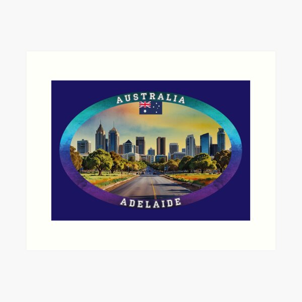Item preview, Adelaide Australia Travel designed and sold by Thistle-TShop.