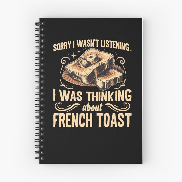 Item preview, I Was Thinking About French Toast Funny Breakfast Butter Bread designed and sold by Dressed For  Duty.