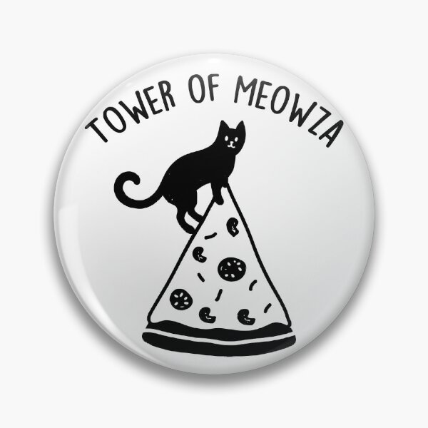 Item preview, Tower of Meowza Pizza and Cat Art designed and sold by Kina-design.