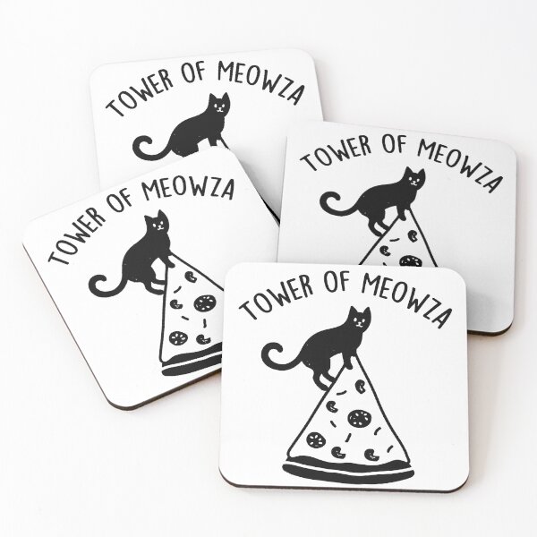 Item preview, Tower of Meowza Pizza and Cat Art designed and sold by Kina-design.