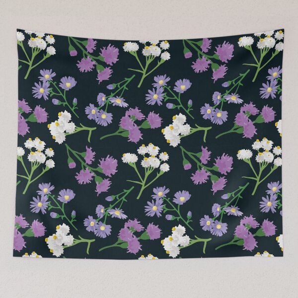 Item preview, Michigan and Midwest Native Flowers Dark Background designed and sold by ShannonSArtwork.