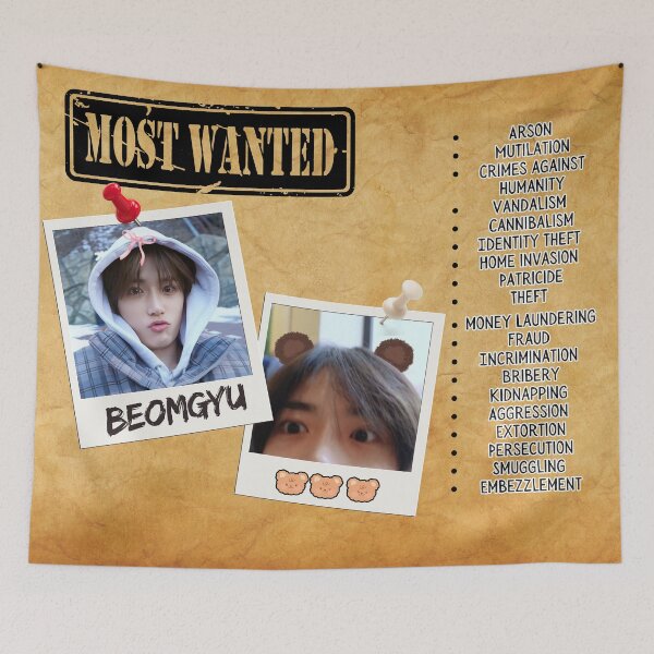 Item preview, Most Wanted - Beomgyu designed and sold by Asinglebeomgyu.