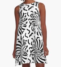 Life in Vortex A-Line Dress