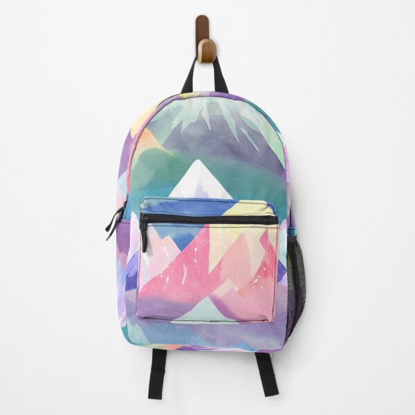 Item preview, Watercolor Prismatic Abstract Mountain Peaks designed and sold by Traloch O'Laoi.