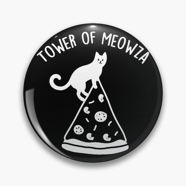 Item preview, Tower of Meowza Pizza and Cat Art designed and sold by Kina-design.
