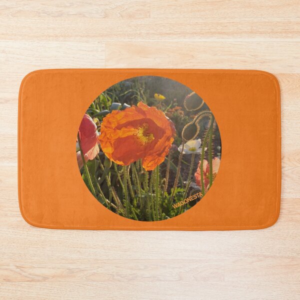 Item preview, Floral Orange Icelandic Poppies by Wagonesta  designed and sold by Wagonesta.