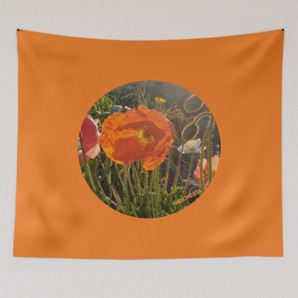 Item preview, Floral Orange Icelandic Poppies by Wagonesta  designed and sold by Wagonesta.