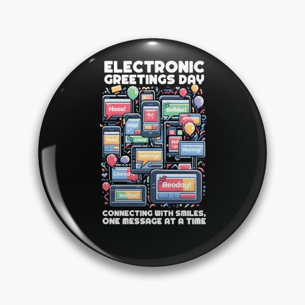 Item preview, Electronic Greetings Day Connecting Smiles Message Time Funny designed and sold by Dressed For  Duty.
