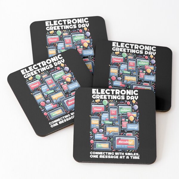Item preview, Electronic Greetings Day Connecting Smiles Message Time Funny designed and sold by Dressed For  Duty.