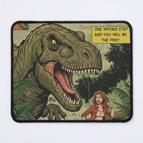 Item preview, Prehistoric Jungle Adventure Comic Poster designed and sold by JonelleTshirts.