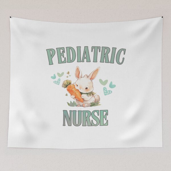Item preview, Pediatric Nurse Cute Bunny designed and sold by Jenn Graham.