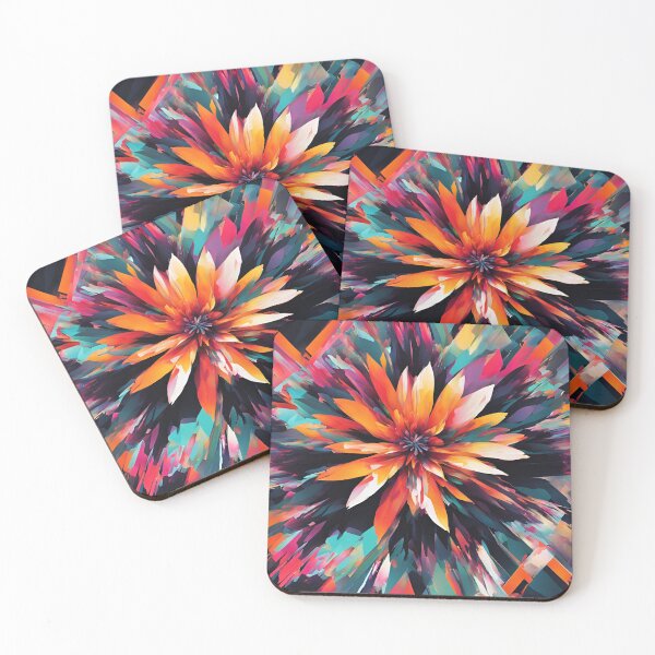 Item preview, Abstract Digital Bloom Flower v2 designed and sold by Traloch O'Laoi.