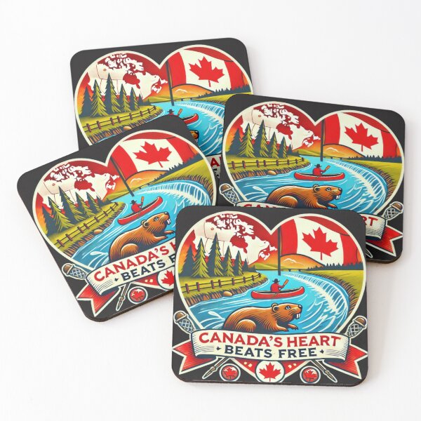 Item preview, Canada's Heart Beats Free Reloaded Premium Trendy Best Gift designed and sold by Imaginarium of Chaos falcon88 .