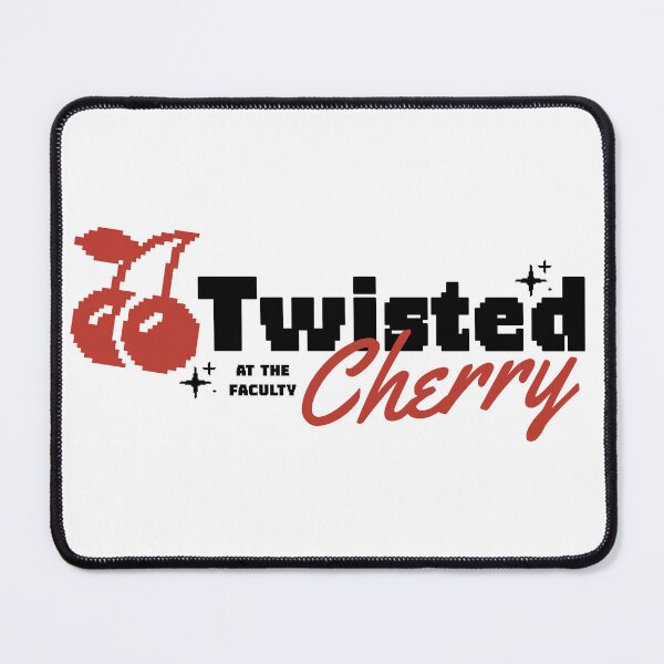 Item preview, TWISTED CHERRY - Basic Logo (Black/Red) designed and sold by Discothreadz.