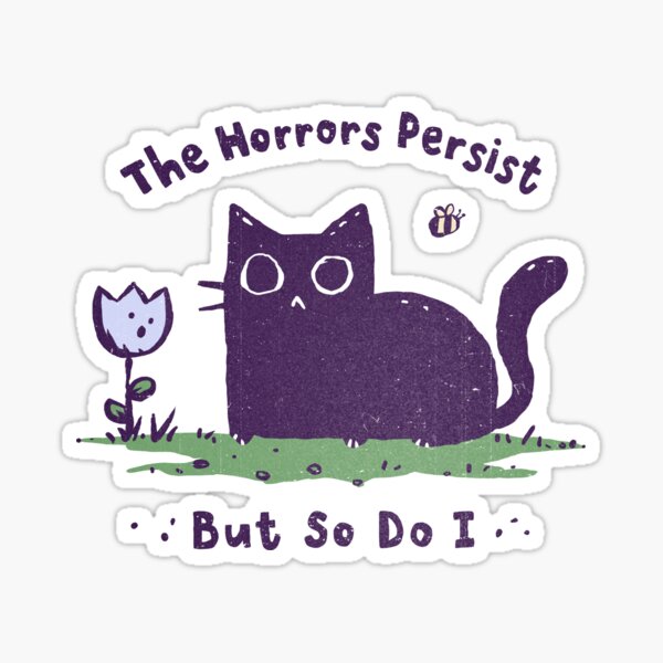 Vista previa del artículo con la obra «Los horrores persisten», diseñado y vendido por kg07.
