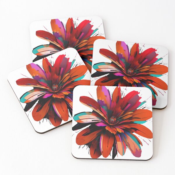 Item preview, Abstract Digital Bloom Flower v3 designed and sold by Traloch O'Laoi.