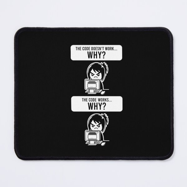 Item preview, Code Doesn't Work Why Funny Programmer Computer Security Day designed and sold by Dressed For  Duty.