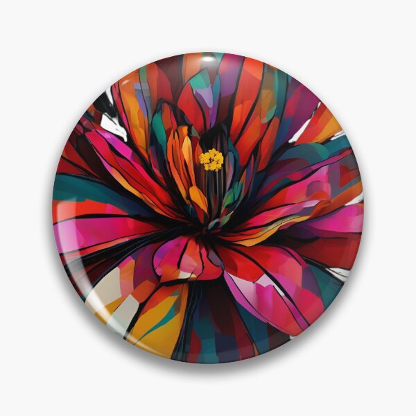 Item preview, Abstract Digital Bloom Flower v4 designed and sold by Traloch O'Laoi.
