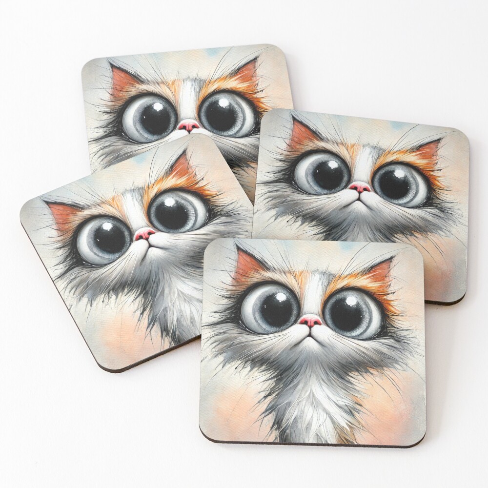 Item preview, Coasters (Set of 4) designed and sold by InkwashStudio.