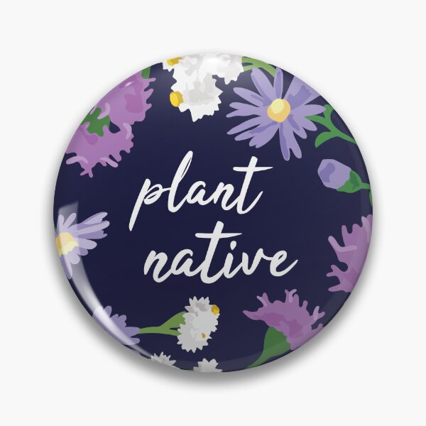 Item preview, Plant Native Flowers Blue Background designed and sold by ShannonSArtwork.