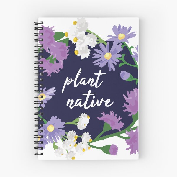 Item preview, Plant Native Flowers Blue Background designed and sold by ShannonSArtwork.