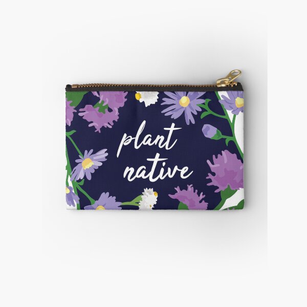 Item preview, Plant Native Flowers Blue Background designed and sold by ShannonSArtwork.