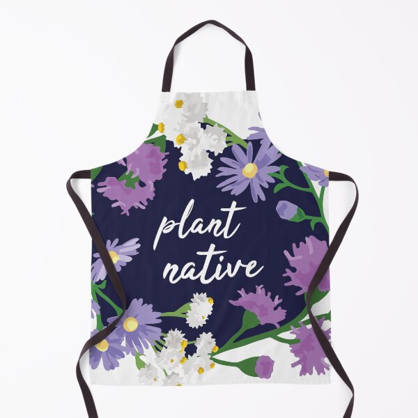 Item preview, Plant Native Flowers Blue Background designed and sold by ShannonSArtwork.