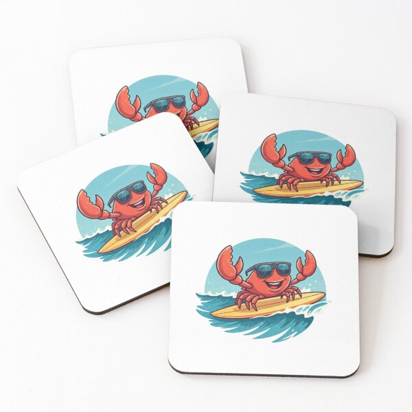 Item preview, Mr. Crab Gone Surfing designed and sold by likbatonboot.
