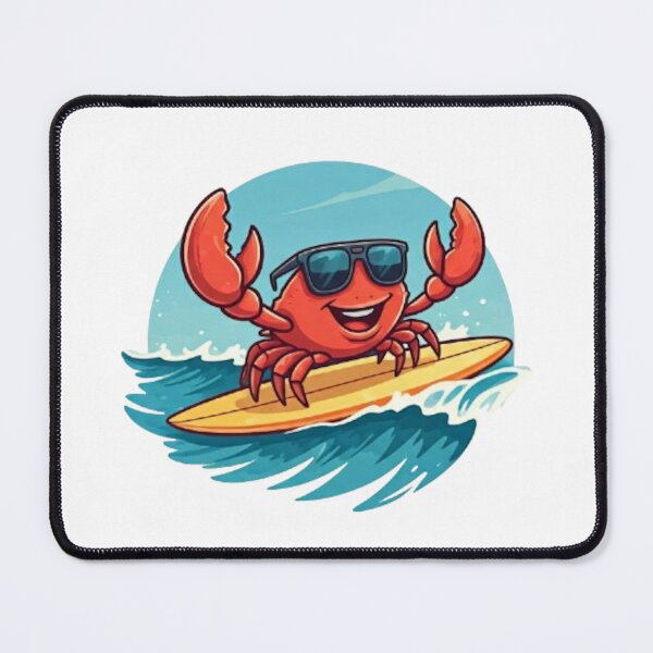 Item preview, Mr. Crab Gone Surfing designed and sold by likbatonboot.