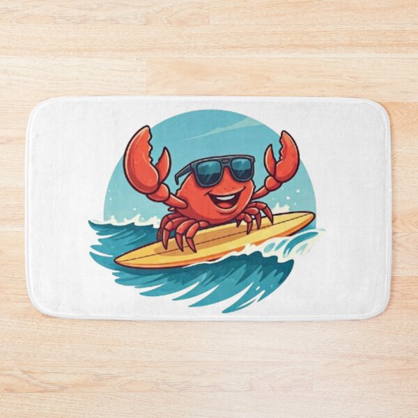 Item preview, Mr. Crab Gone Surfing designed and sold by likbatonboot.