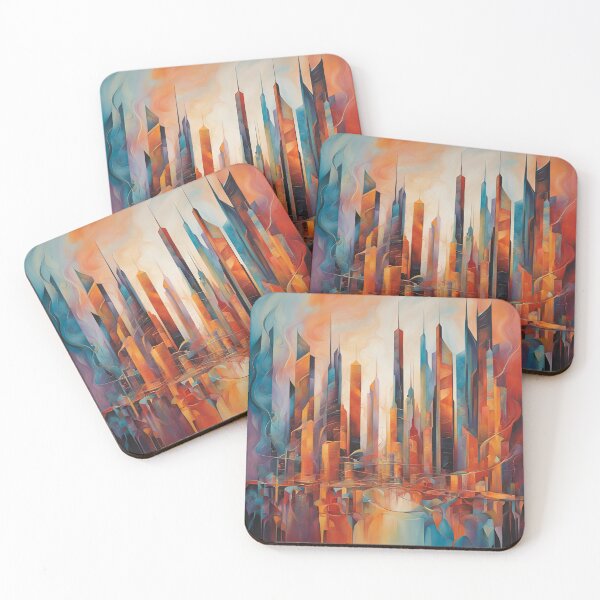 Item preview, Abstract City Mirage Design designed and sold by Traloch O'Laoi.