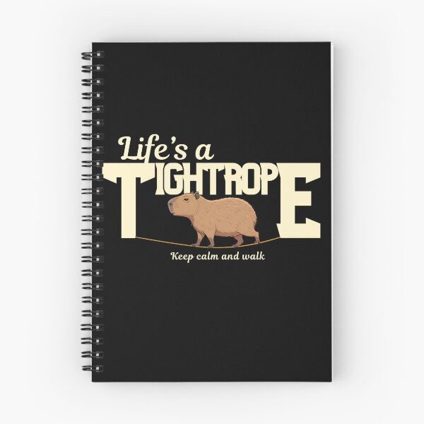 Item preview, Life's a tightrope.  Keep Calm And Walk designed and sold by The magic  Yellow bus.