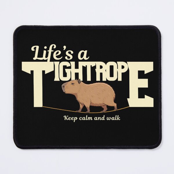 Item preview, Life's a tightrope. Keep Calm And Walk designed and sold by The magic Yellow bus.