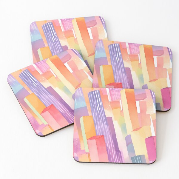 Item preview, Watercolor Abstract City Mirage Design designed and sold by Traloch O'Laoi.