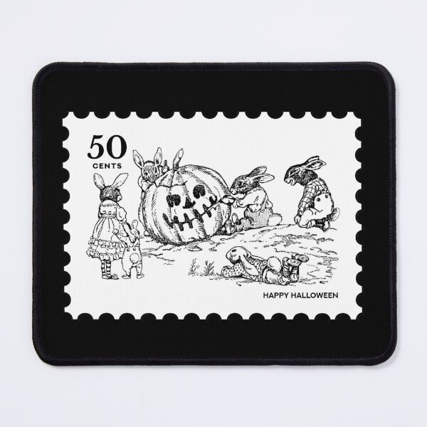 Item preview, Halloween and Rabbit stamp designed and sold by RabbitK.