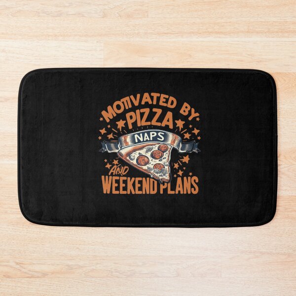 Item preview, Motivated By Pizza, Naps, and Weekend Plans Funny Foodie designed and sold by Dressed For  Duty.