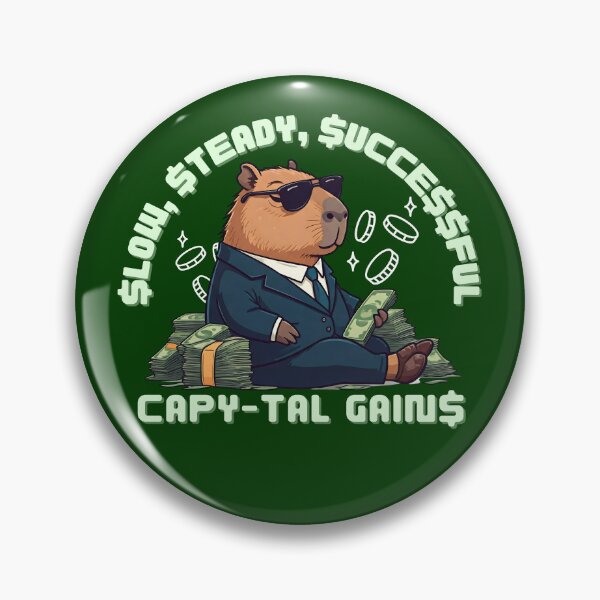 Item preview, Capy-talism - Slow, Steady, Successful designed and sold by The magic  Yellow bus.