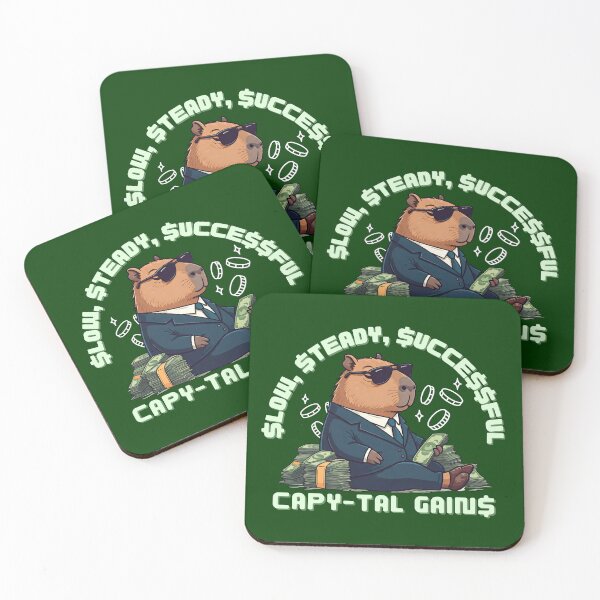Item preview, Capy-talism - Slow, Steady, Successful designed and sold by The magic  Yellow bus.