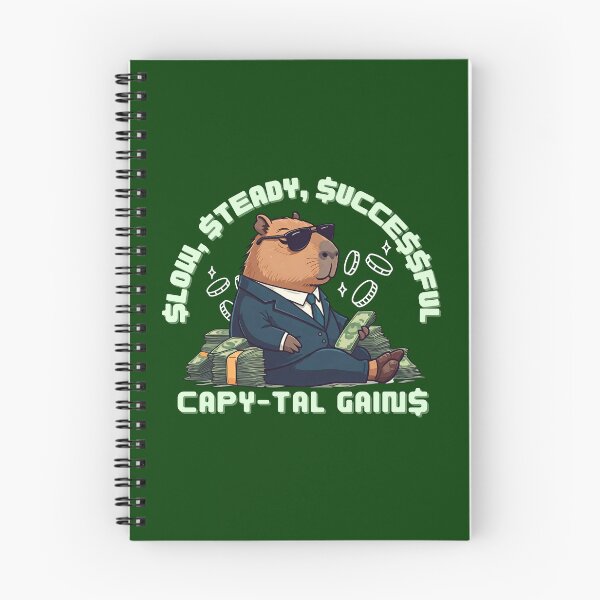Item preview, Capy-talism - Slow, Steady, Successful designed and sold by The magic  Yellow bus.