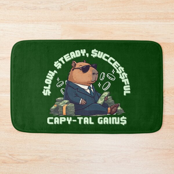 Item preview, Capy-talism - Slow, Steady, Successful designed and sold by The magic  Yellow bus.