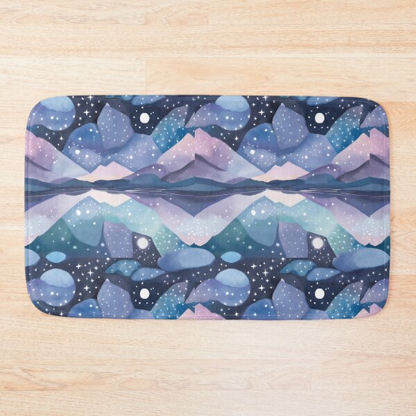 Item preview, Abstract Celestial Lake Reflection - Watercolor Art designed and sold by Traloch O'Laoi.