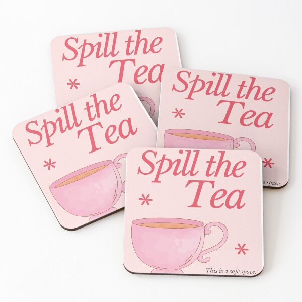 Item preview, Spill the tea therapist poster designed and sold by Danielle Frey.
