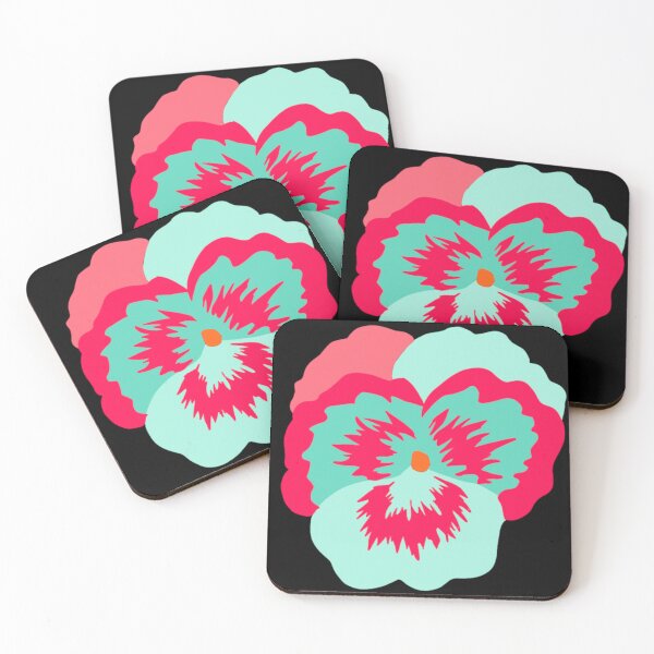 Item preview, Teal & Pink Pansy designed and sold by Aceyandemoji.