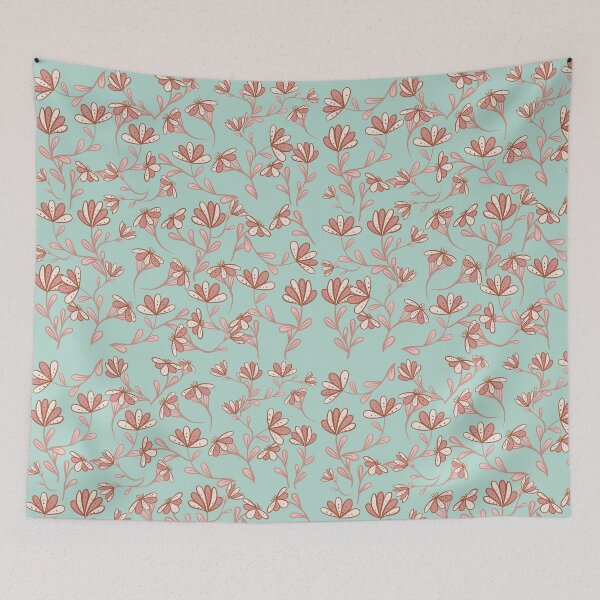Item preview, Seamless Floral Pattern with Leaves - A vintage vector floral pattern with intricate leaves designed and sold by Ammi77.