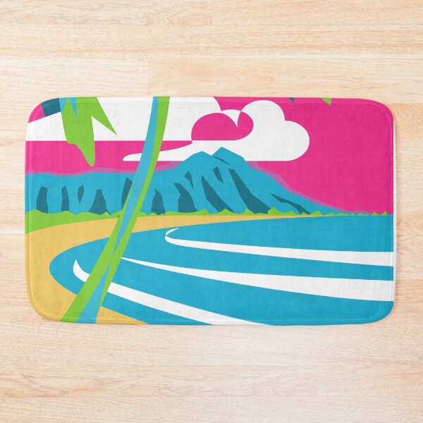 Item preview, Diamond Head, Waikiki, Oahu, Hawaii (Chinaman’s hat) designed and sold by WhackoDesigns.