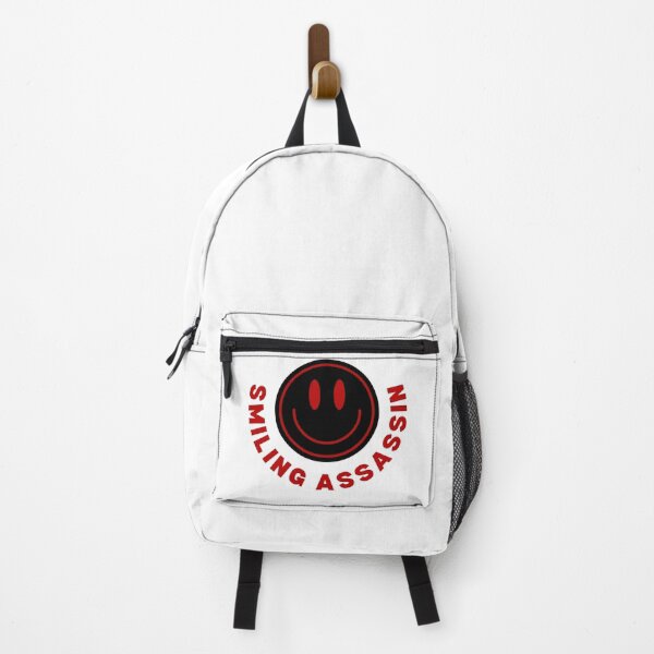 Item preview, Smiling Assassin, Smiling Face in Red Writing designed and sold by AASparksDesigns.