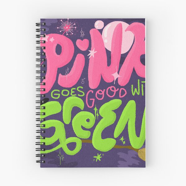 Item preview, wicked the musical pink goes good with green designed and sold by aundrea b.