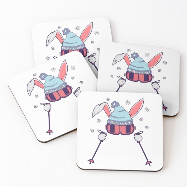 Item preview, Fun Skiing Rabbit - Winter Sports Adventure designed and sold by HandicraftArt.