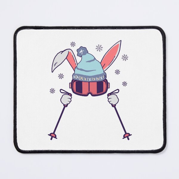 Item preview, Fun Skiing Rabbit - Winter Sports Adventure designed and sold by HandicraftArt.